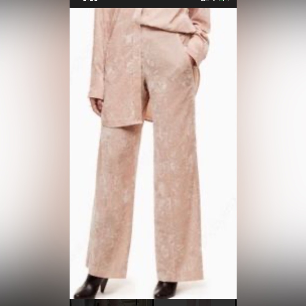 NWT-Blush Pink Wilfred Le Fou Trouser